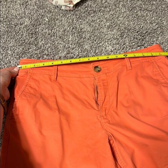Loft Vibrant Orange Shorts - Picture 8 of 8
